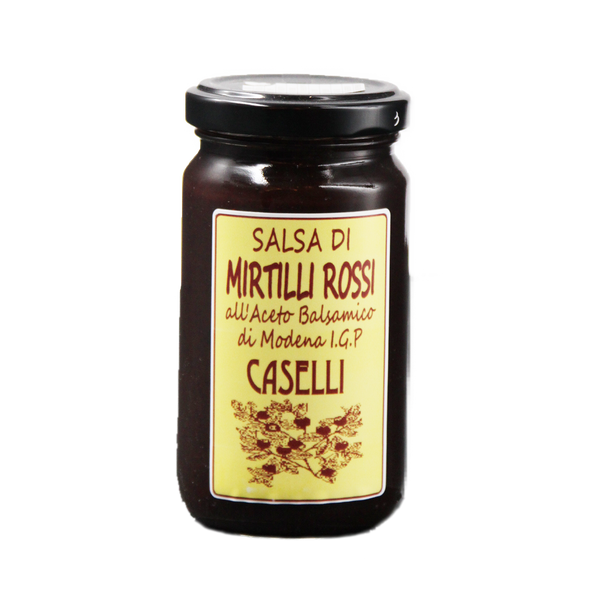 Salsa di Mirtilli Rossi all'Aceto Balsamico di Modena IGP